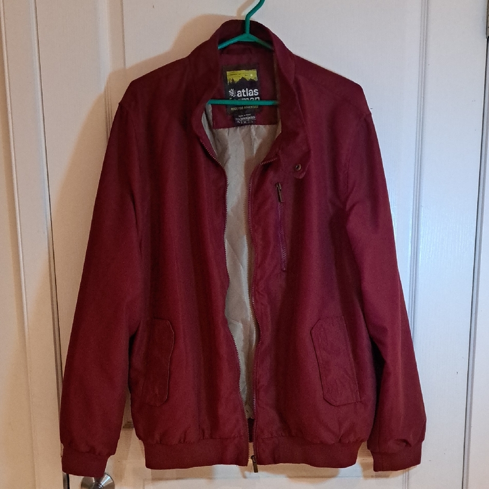 Atlas Vintage Men’s Jacket 🍂 Faded Rust • Old Money • Dadcore Cool